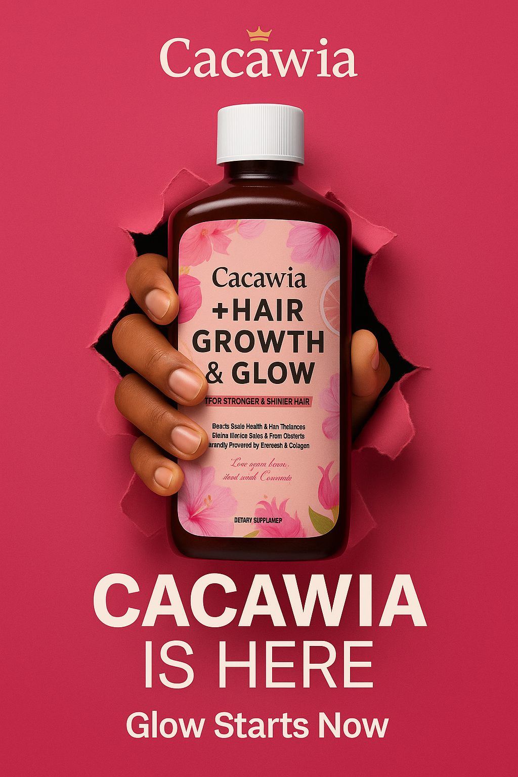 Cacawia Beauty Elixir – Hair Growth & Glow (500ml)